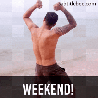 Man Surrounded By Water Lilies Says Improve Everyday GIF