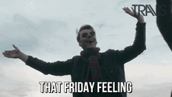 Man Swaying Their Hands Up Its Friday Meme GIF