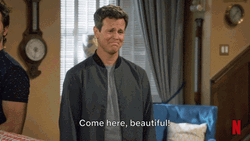 Man Swerve When Woman Wants Hug GIF