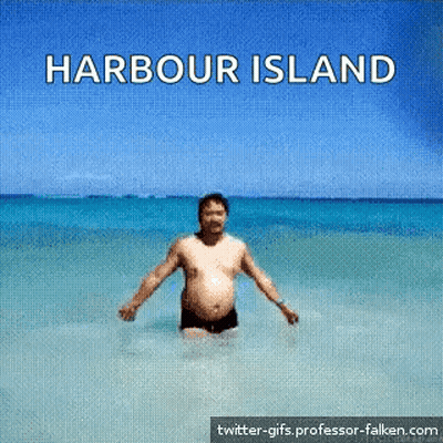 Man Swimming in Ocean Harbour Island