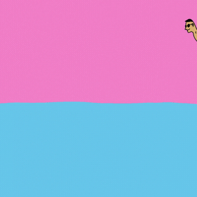 Man Swimming In Pool GIF