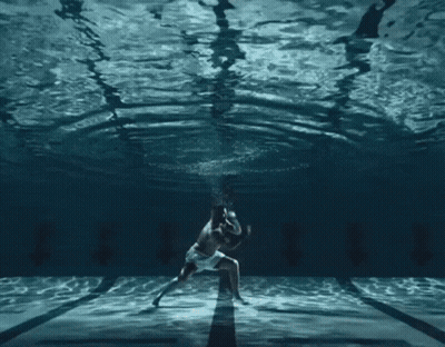 Man Swimming #UncharteredMovie GIF