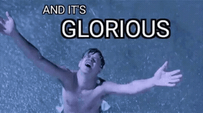 Man Swimming With Outstretched Arms GIF