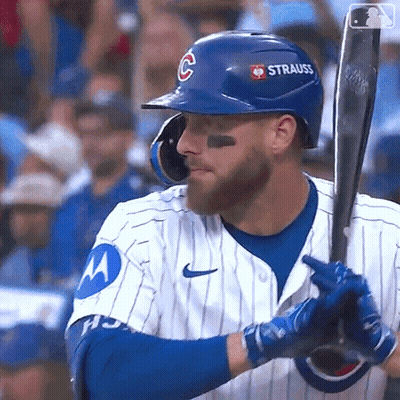 Man Swinging Bat At Baseball While Catcher Catches GIF