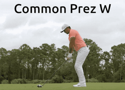 Man Swinging Golf Club Common Prez W GIF