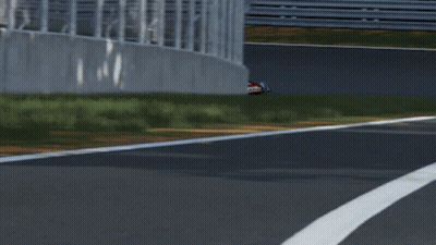 Man Swinging Golf Club In Front Of PGA Tour Sign GIF