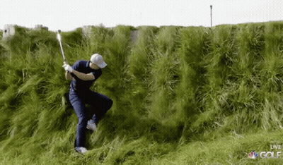 Man Swinging Golf Club Live Golf GIF