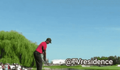 Man Swinging Golf Club @Tvresidence GIF