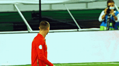 Man Taking Photo Of Soccer Player GIF