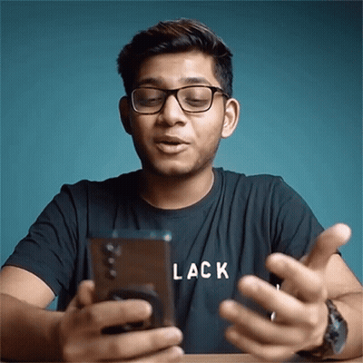 Man Taking Picture In Self Hat GIF