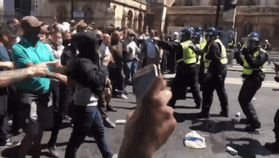 Man Taking Picture Of Crowd GIF