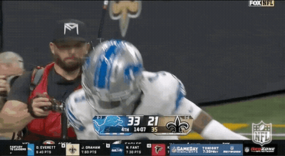 Man Taking Picture Of Football Player Fox NFL GIF