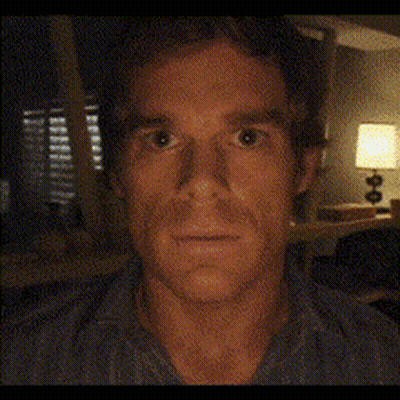 Man Taking Selfie Dark Room Lamp GIF