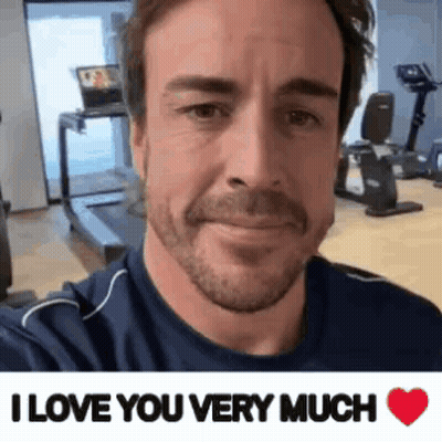 Man Taking Selfie In Gym Saying I Love You Very Much GIF