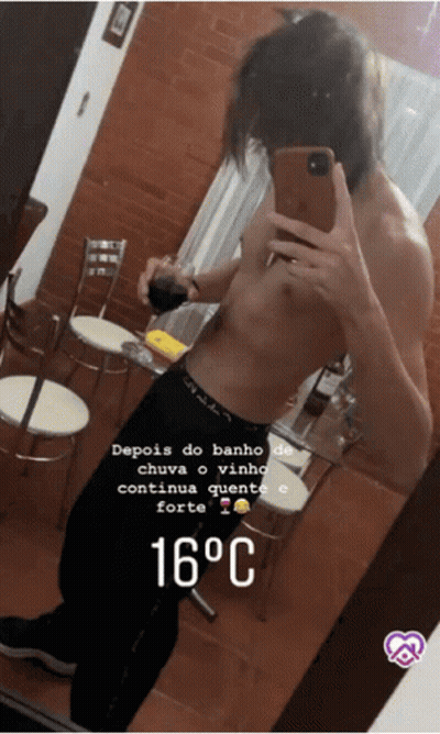 Man Taking Selfie In Mirror At 16 Degrees GIF