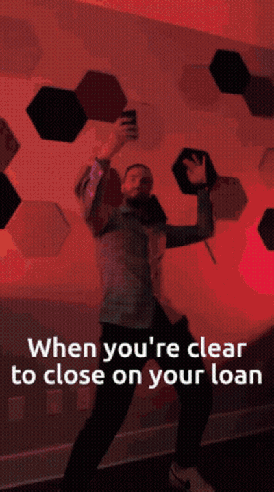 Man Taking Selfie When You're Clear To Close On Your Loan GIF