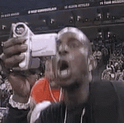 Man Taking Selfie With Camera GIF