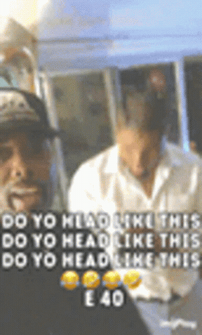 Man Taking Selfie With Man In Hat GIF