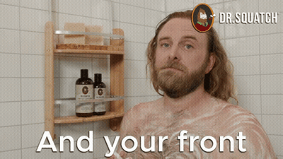 Man Taking Shower And Your Front GIF