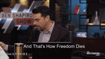 Man Talking About Freedom GIF