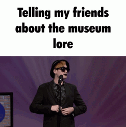 Man Talking About Museums