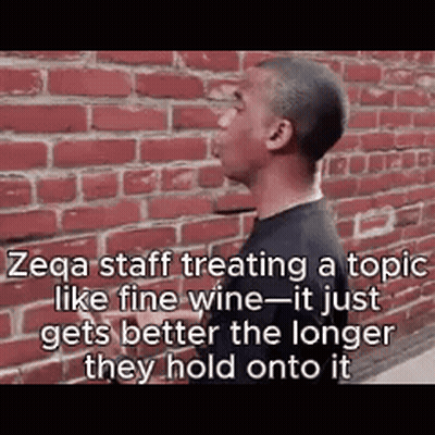 Man Talking About Zeqa Staff Like Fine Wine GIF