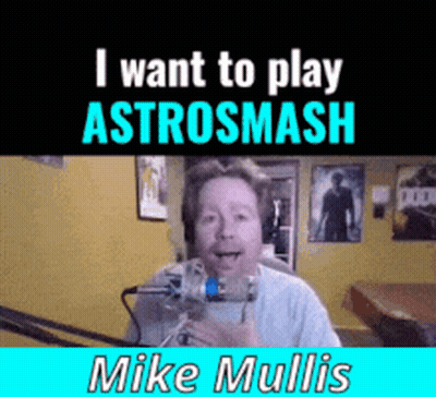 Man Talking Into Microphone I Want To Play Astrosmash Mike Mullis GIF