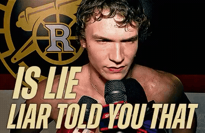 Man Talking Into Microphone Is Lie Liar Told You That GIF