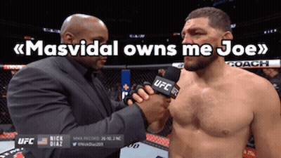Man Talking Into Microphone Masvidal Owns Me Joe GIF