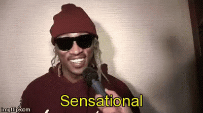 Man Talking Into Microphone Red Beanie Sunglasses Sensational GIF