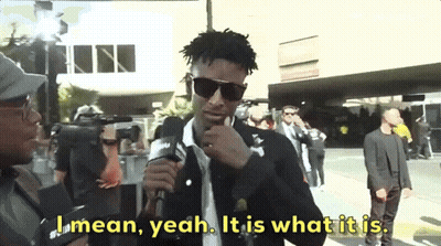 Man Talking Into Microphone Saying I Mean Yeah It Is What It Is GIF