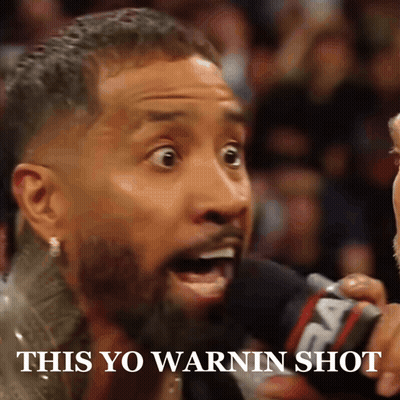 Man Talking Into Microphone Saying This Yo Warnin Shot GIF