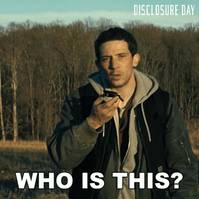 Man Talking Into Microphone Saying Who Is This GIF