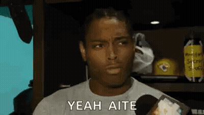 Man Talking Into Microphone Saying Yeah Aite GIF