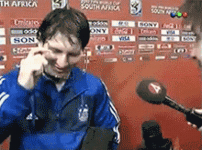 Man Talking Into Microphone South Africa GIF