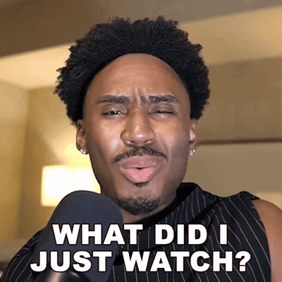 Man Talking Into Microphone What Did I Just Watch GIF