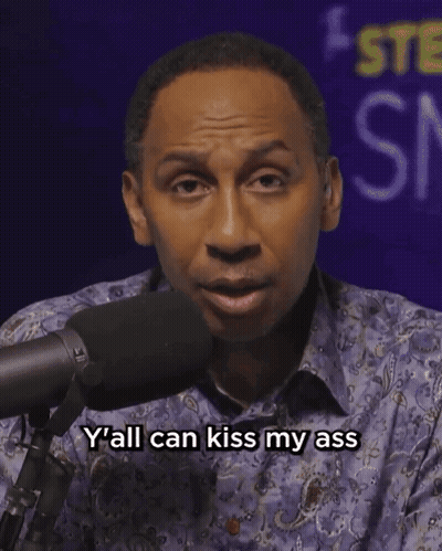 Man Talking Into Microphone Y All Can Kiss My Ass GIF