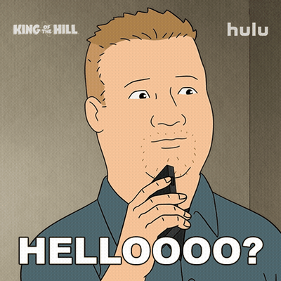 Man Talking On Cell Phone Helloooo GIF