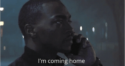 Man Talking On Cell Phone I M Coming Home GIF