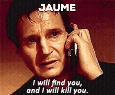 Man Talking On Cell Phone Jaume I Will Find You And I Will Kill You GIF