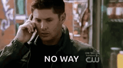 Man Talking On Cell Phone No Way GIF