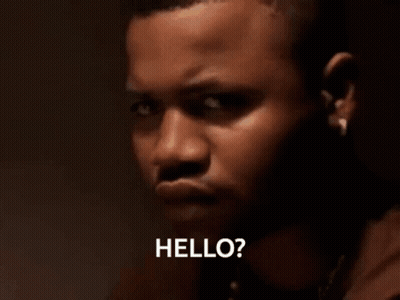 Man Talking On Cell Phone Saying Hello GIF