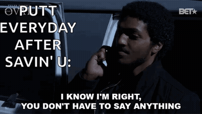 Man Talking On Cell Phone Saying I Know I'm Right GIF