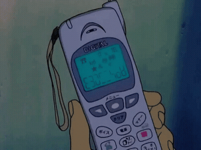 Man Talking On Cell Phone Sitting In Chair GIF