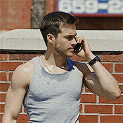 Man Talking On Cell Phone GIF
