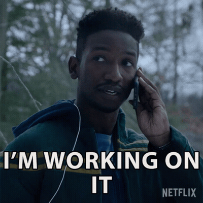Man Talking On Cell Phone Working GIF