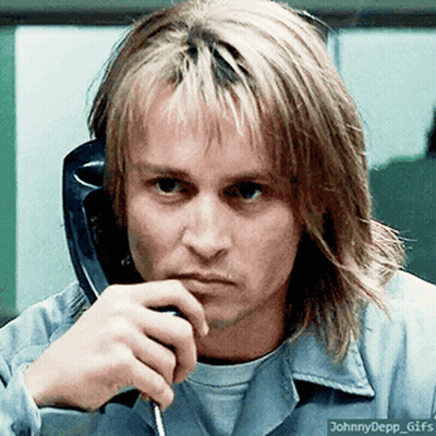 Man Talking On Phone Johnny Depp GIF