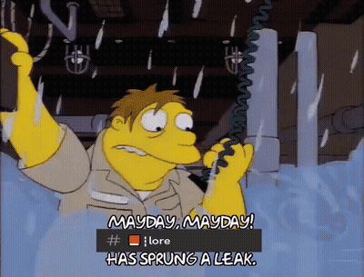 Man Talking On Phone Mayday Mayday Leak GIF