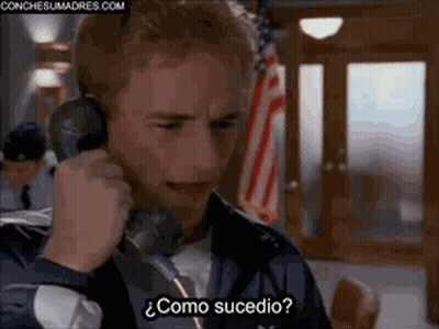 Man Talking On Phone Saying Como Sucedio GIF