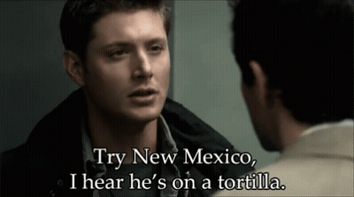 Man Talking Saying Try New Mexico I Hear He's On A Tortilla GIF